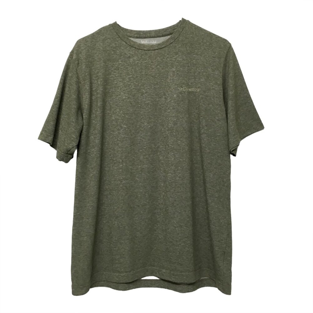Columbia Men's Green T-Shirt Size Large